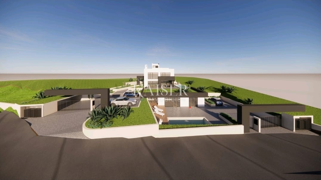 Lovran – dve hiši v gradnji s panoramskim razgledom na Kvarner