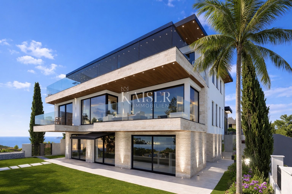 Opatija, Pobri – Luksuzna rezidenca s panoramskim pogledom na morje