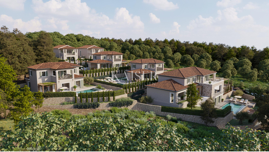 Otok Krk, mediteranska vila z bazenom in pogledom na morje