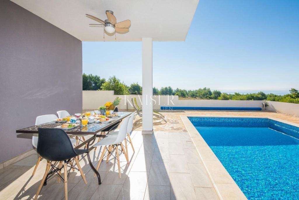 Zadar, Vir - vila 88 m2 s pogledom na morje