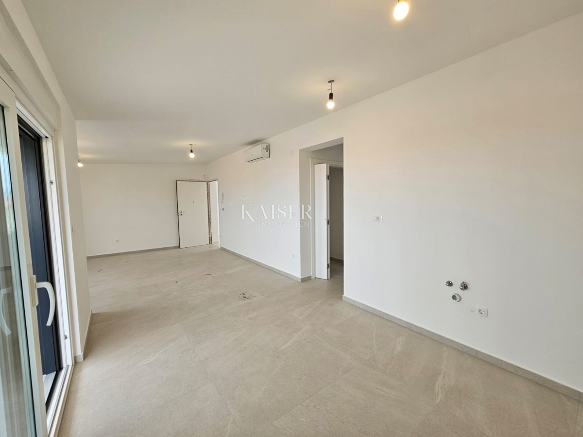 Malinska - apartma v gradnji 80m2, pogled na morje