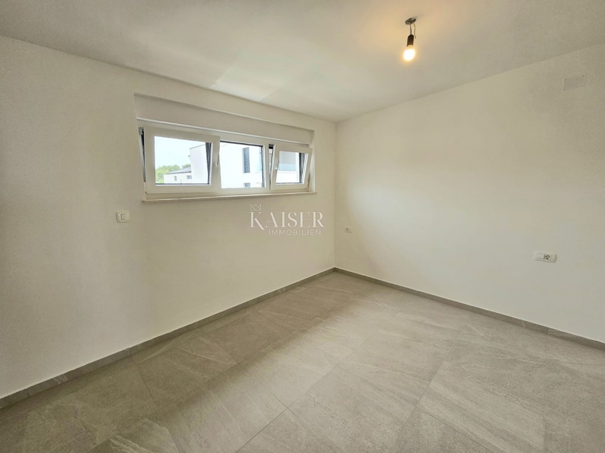 Malinska - apartma v gradnji 80m2, pogled na morje