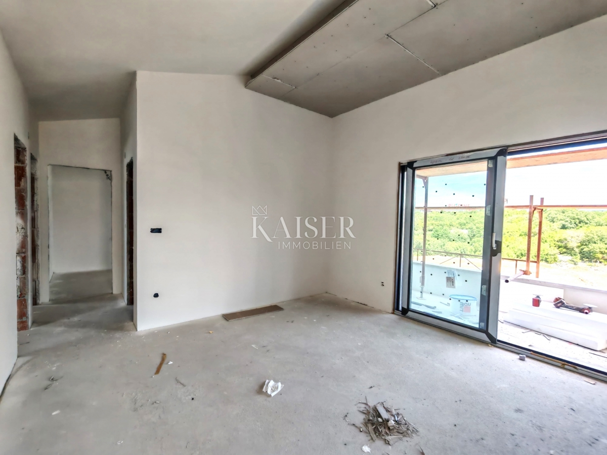 Krk, otok Krk - Penthouse 91m2 s pogledom na morje   