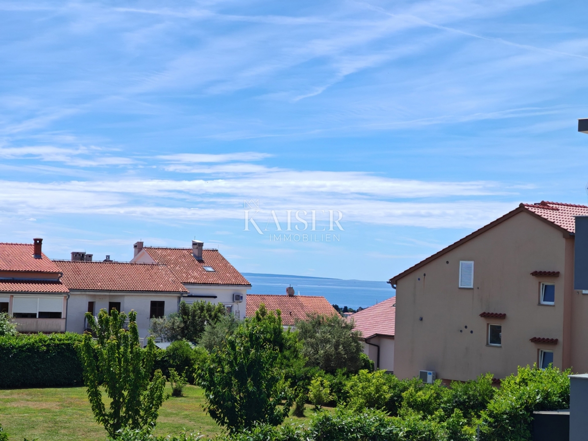 Krk, otok Krk - Penthouse 91m2 s pogledom na morje   