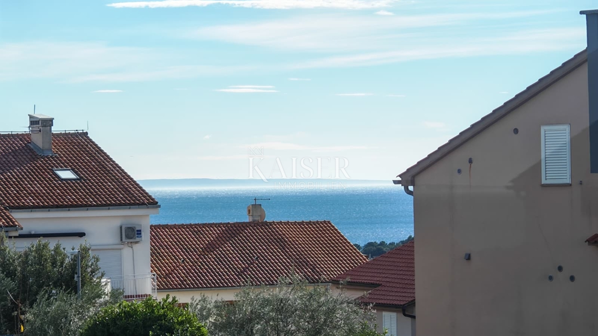 Krk, otok Krk - Penthouse 91m2 s pogledom na morje   
