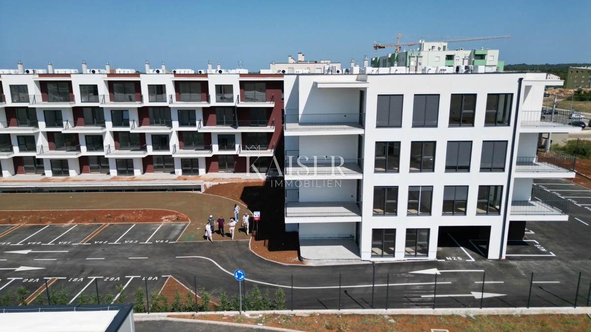 Istra, Umag - enosobno funkcionalno stanovanje v novogradnji, 46m5, 2. nadstropje, z garažo