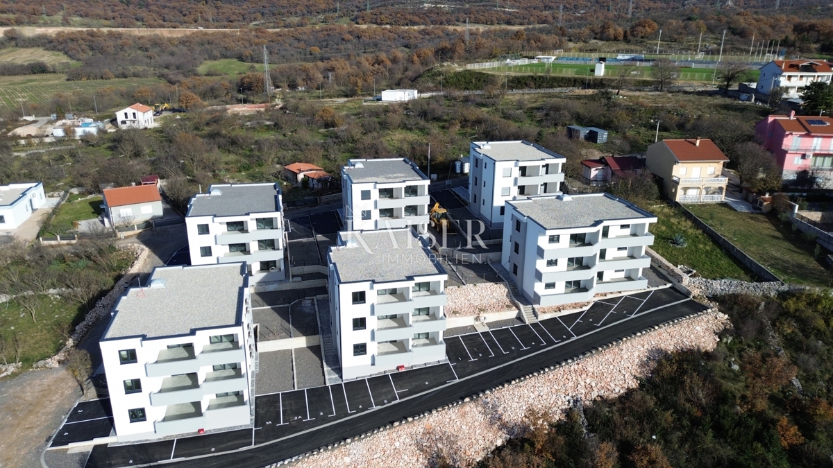 Novi Vinodolski - stanovanje v 1. nadstropju, novogradnja, 66m2