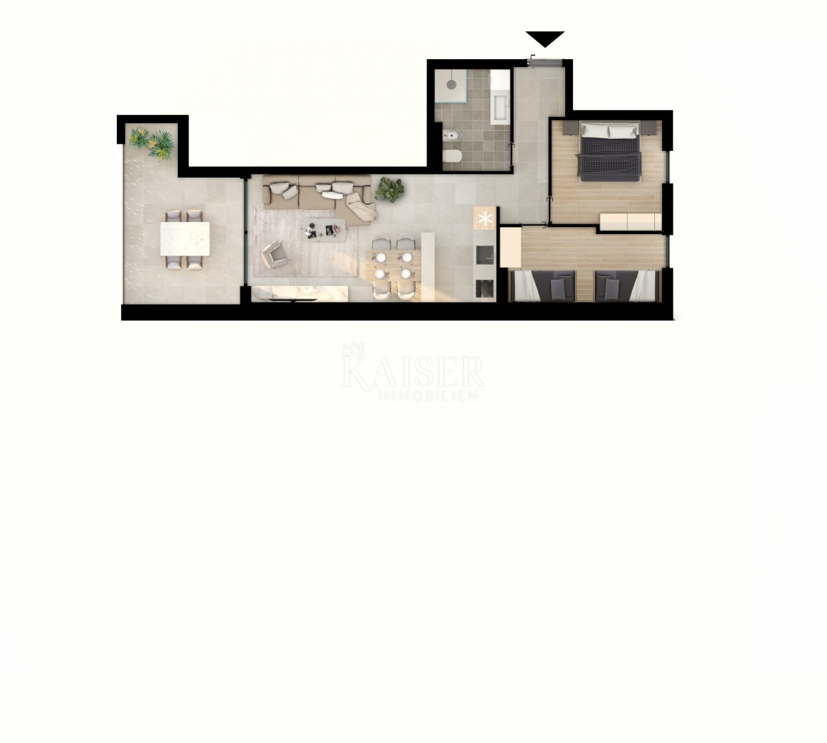 Stanovanje Umag, 58,80m2