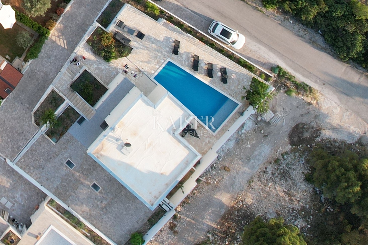 Žaborić, Jasenovo - Luksuzna trisobna hiša 171,15 m² s panoramskim pogledom na morje