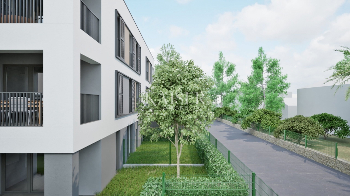 Zadar, Ričine, dvosobno stanovanje, 68,12 m2, novogradnja