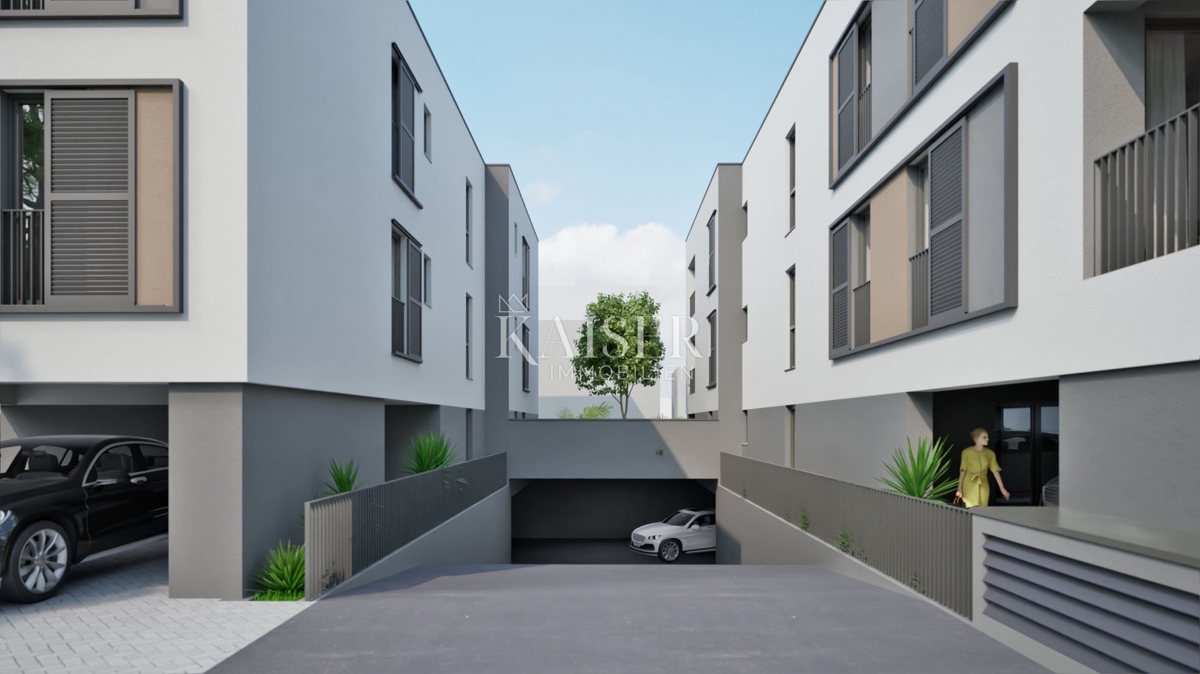 Zadar, Ričine, dvosobno stanovanje, 68,12 m2, novogradnja
