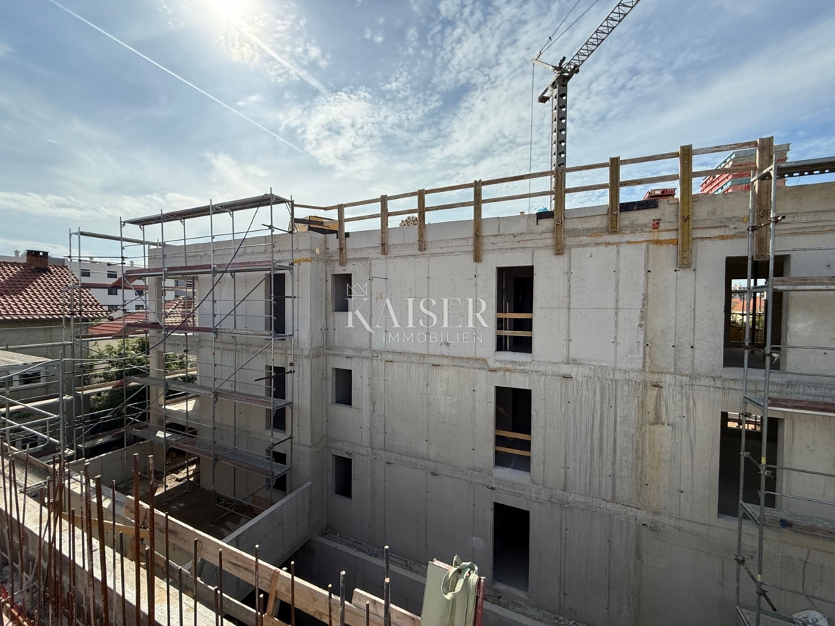 Zadar, Ričine, dvosobno stanovanje, 68,12 m2, novogradnja