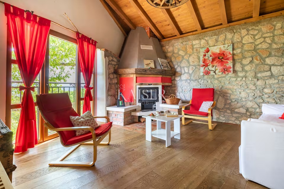 Opatija, Brseč - očarljiva hiša s čudovitim pogledom na morje, 120 m2