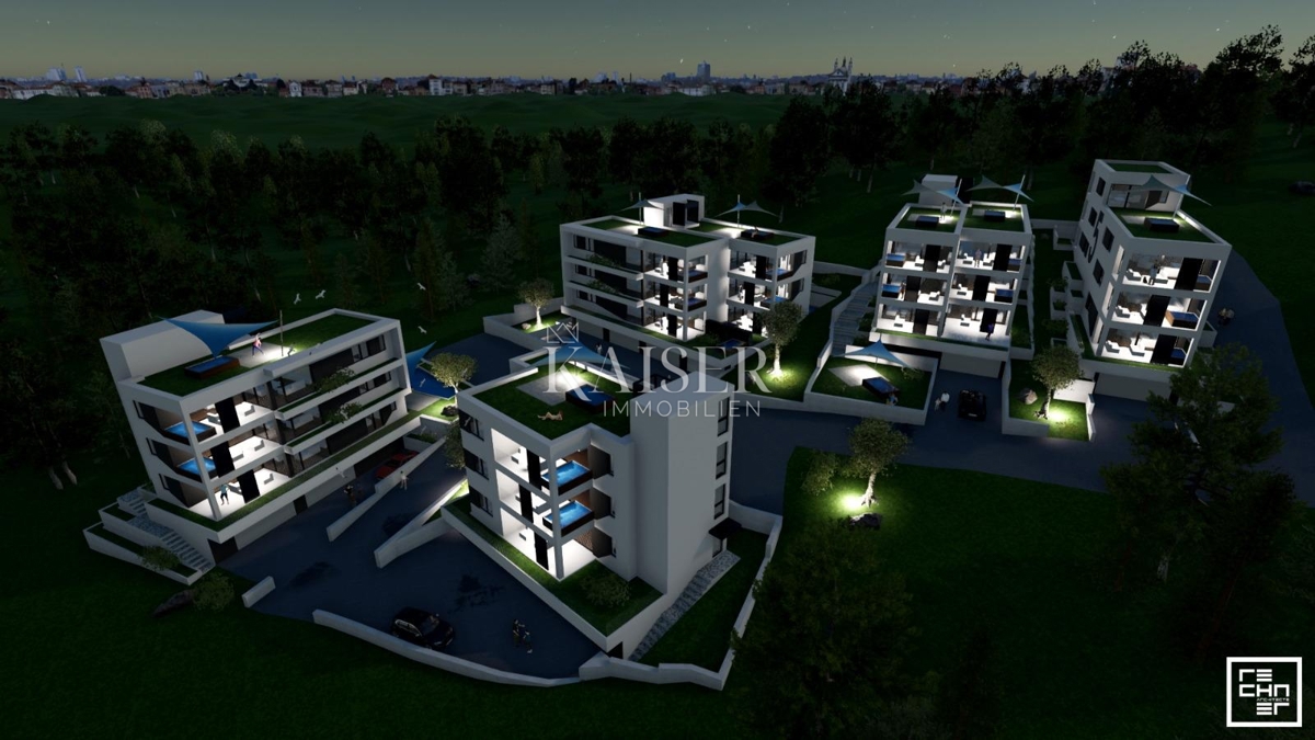 Luksuzno stanovanje v pritličju (Apartma 1) s prostornim zasebnim vrtom, Mandalina - Šibenik