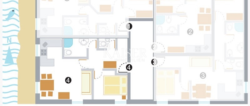 Istra, Rovinj - ekskluzivno stanovanje 40m2 ob morju