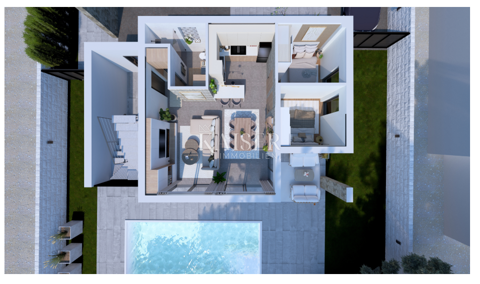 Petrčane - Zadar, Ekskluzivni penthouse na celotnem nadstropju s strešno teraso