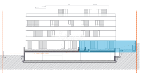 Kaštel Sućurac, Split - Moderno stanovanje (S2) v pritličju z velikim zasebnim vrtom