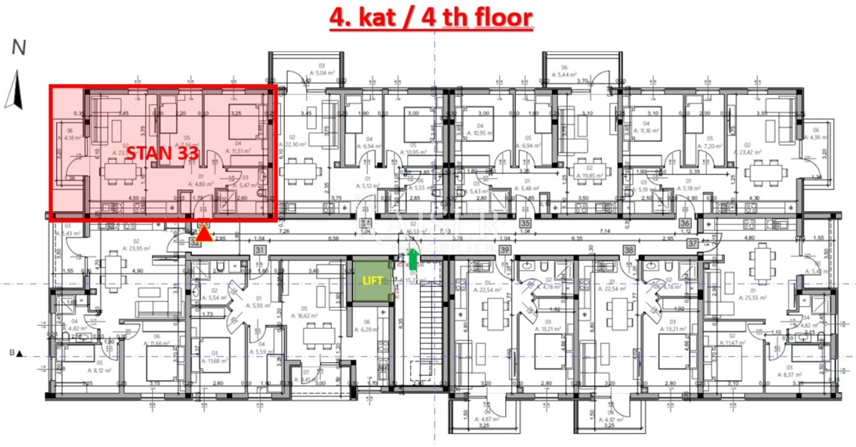 Istra, Pula – moderno dvosobno stanovanje 54m² z balkonom