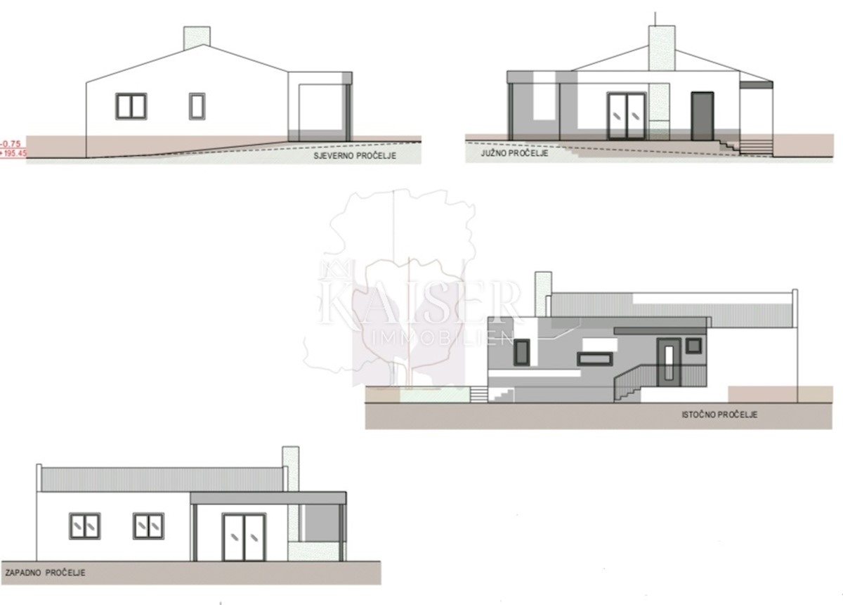 Istra - Barban - gradbeno zemljišče z projektom, 1040 m2