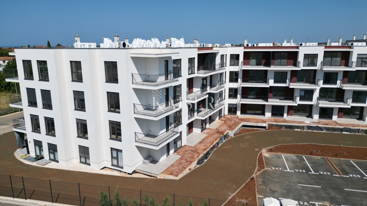 Istra, Umag - dvosobno stanovanje v novogradnji, 59m2, prvo nadstropje, odlična lokacija