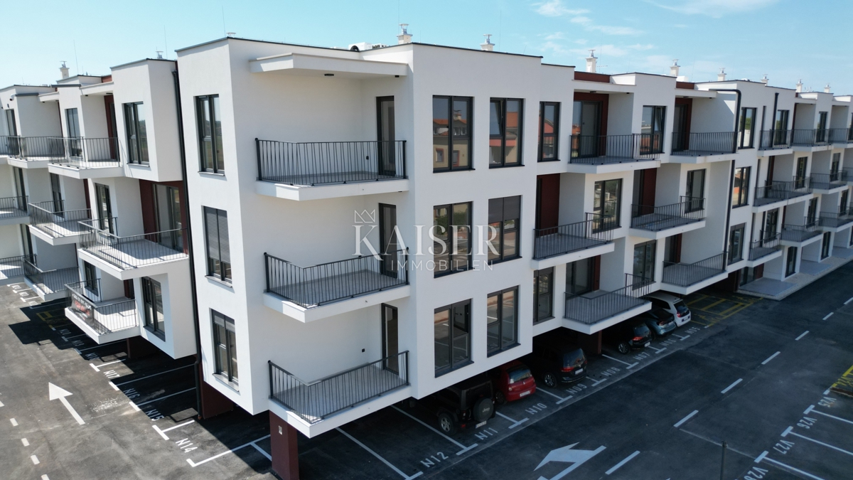 Istra, Umag - dvosobno stanovanje v novogradnji, 59m2, prvo nadstropje, odlična lokacija