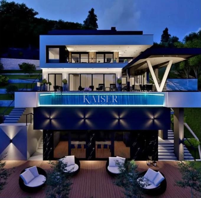  Zazidljivo zemljišče Ičići, Opatija - Okolica, 1.223m2