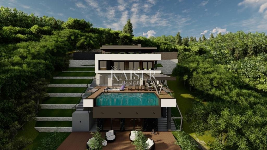  Zazidljivo zemljišče Ičići, Opatija - Okolica, 1.223m2