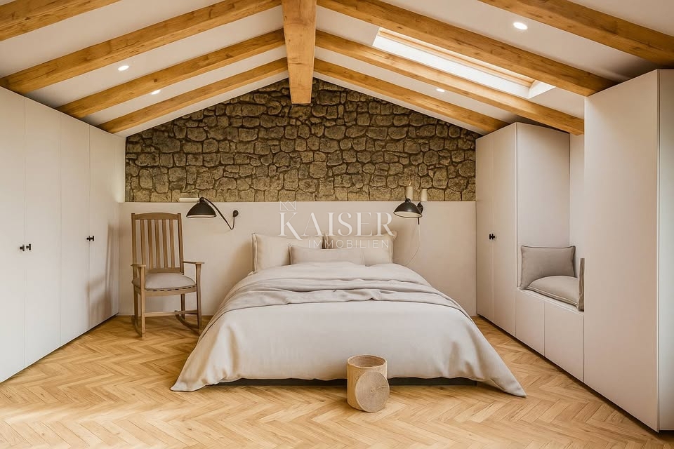 Labin, Skitača, avtentična obnovljena kamnita hiša