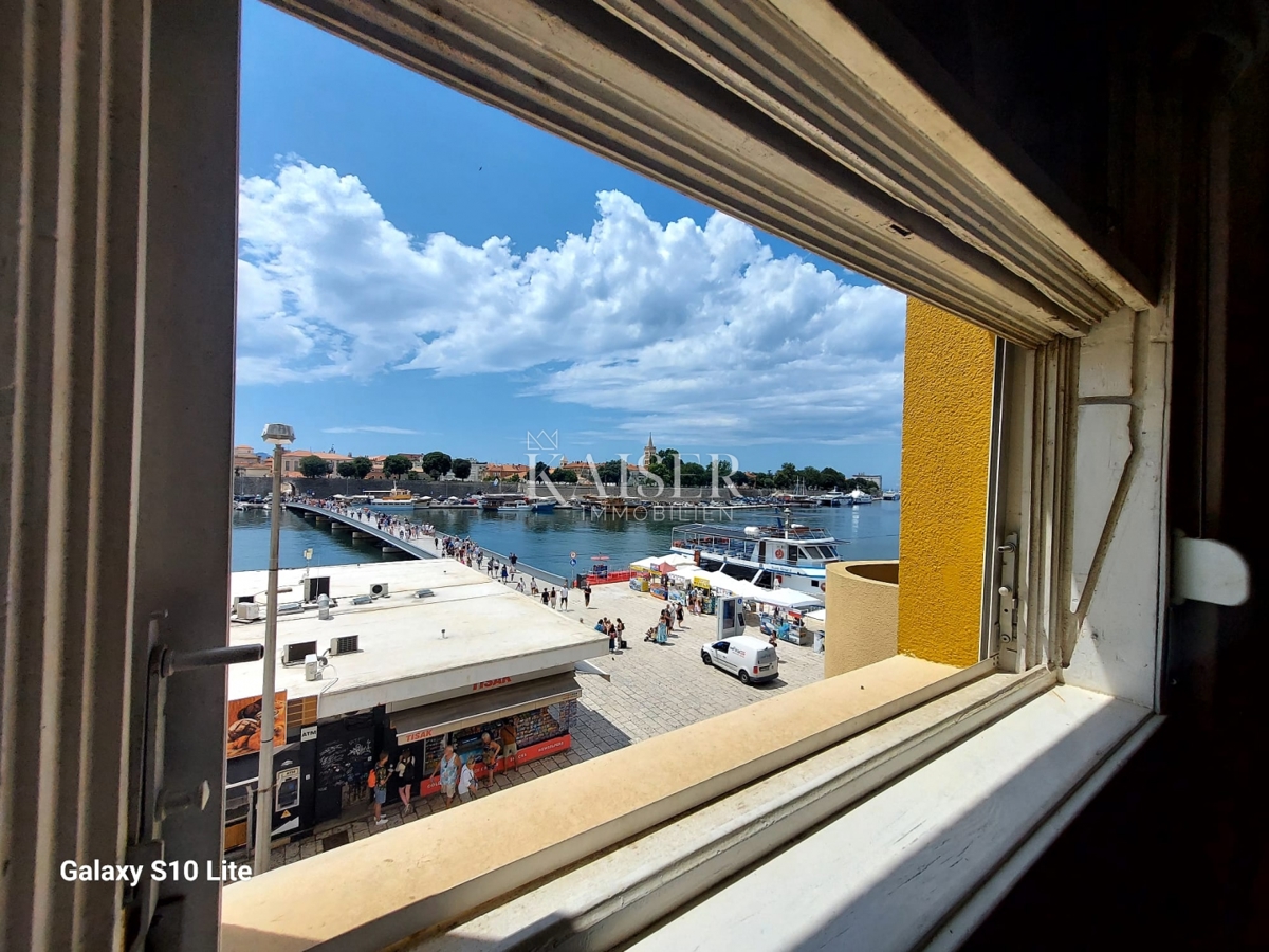 Zadar, apartma, Branimirova obala, edinstvena lokacija, 1. red do morja