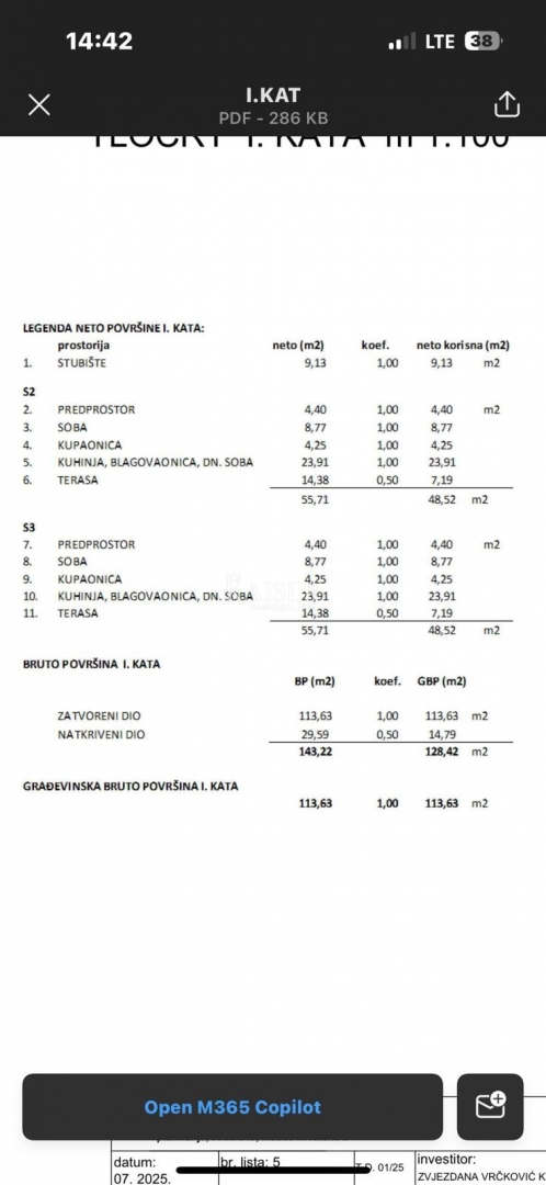 Zadar, Vir - stanovanje v novogradnji 400 m od morja z razgledom
