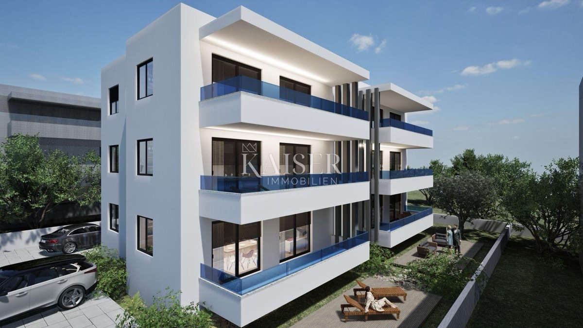 Zadar, Sukošan - penthouse z razgledom, 200 m od plaže