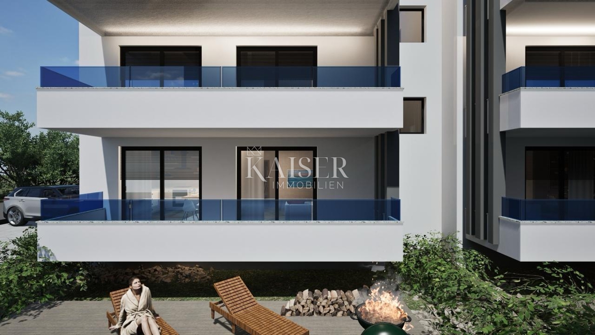 Zadar, Sukošan - penthouse z razgledom, 200 m od plaže