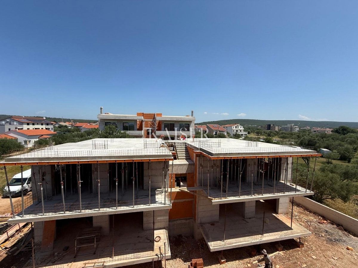 Zadar, Sukošan - penthouse z razgledom, 200 m od plaže