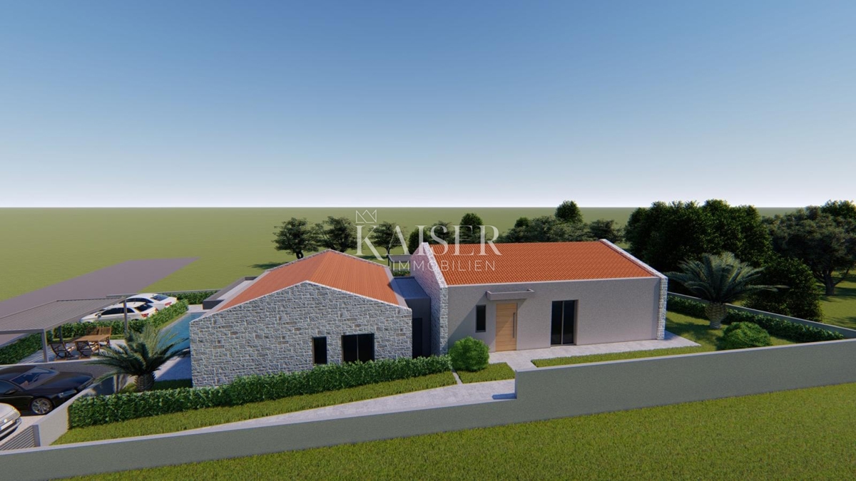 Istra, Vižinada - polpritlična hiša z bazenom