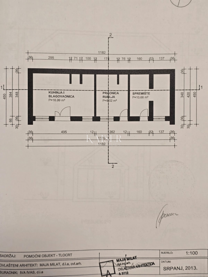 Hiša Donje Ražine, Šibenik, 500m2