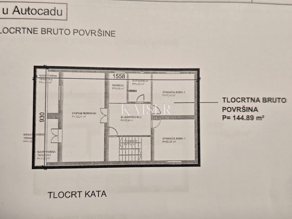 Hiša Donje Ražine, Šibenik, 500m2