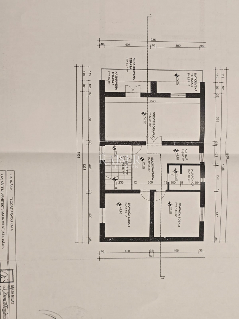 Hiša Donje Ražine, Šibenik, 500m2