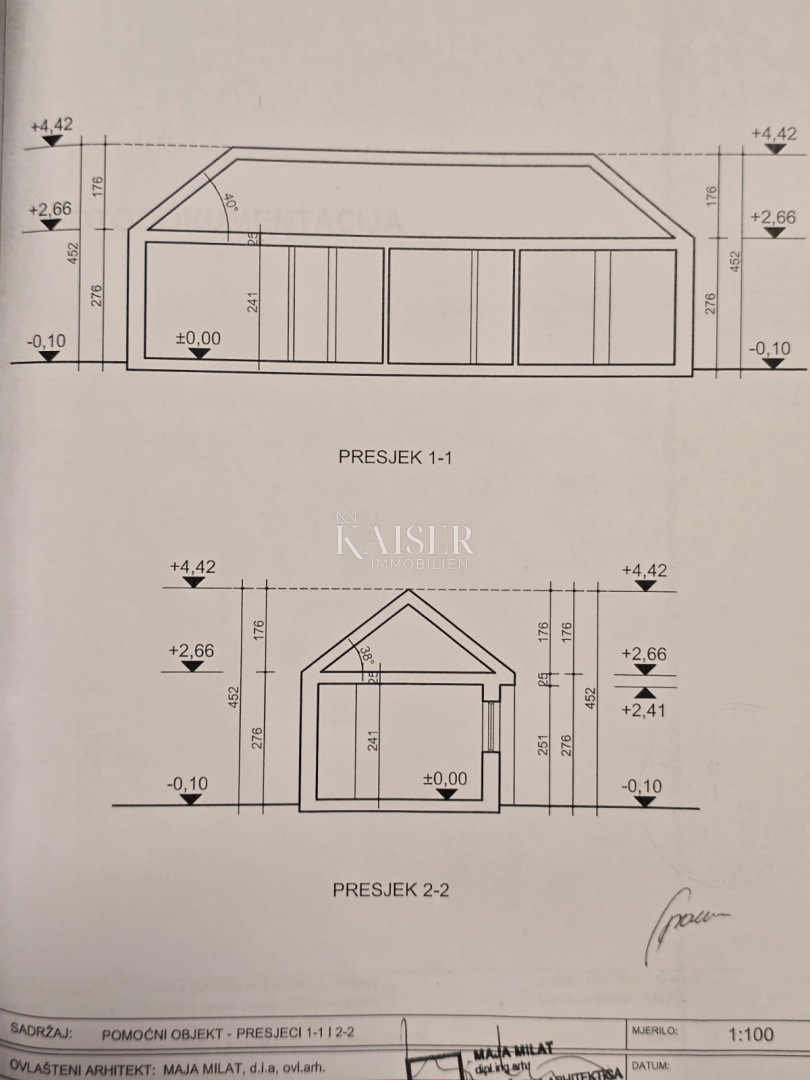 Hiša Donje Ražine, Šibenik, 500m2
