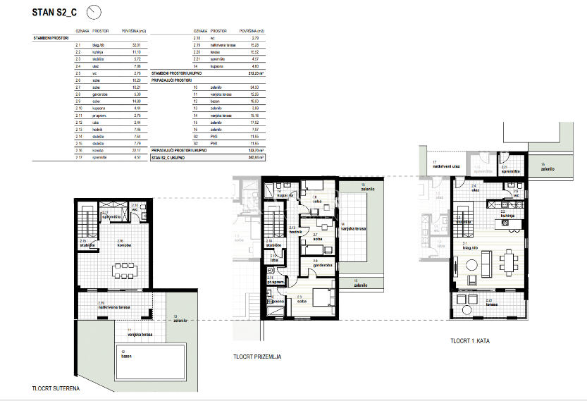 Stanovanje Glavani, Kostrena, 165m2