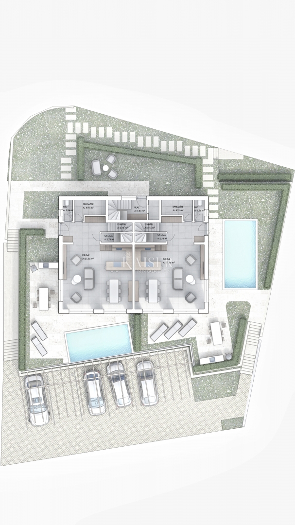  Zazidljivo zemljišče Krk, 753,50m2