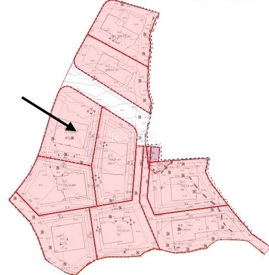  Zazidljivo zemljišče Krk, 753,50m2