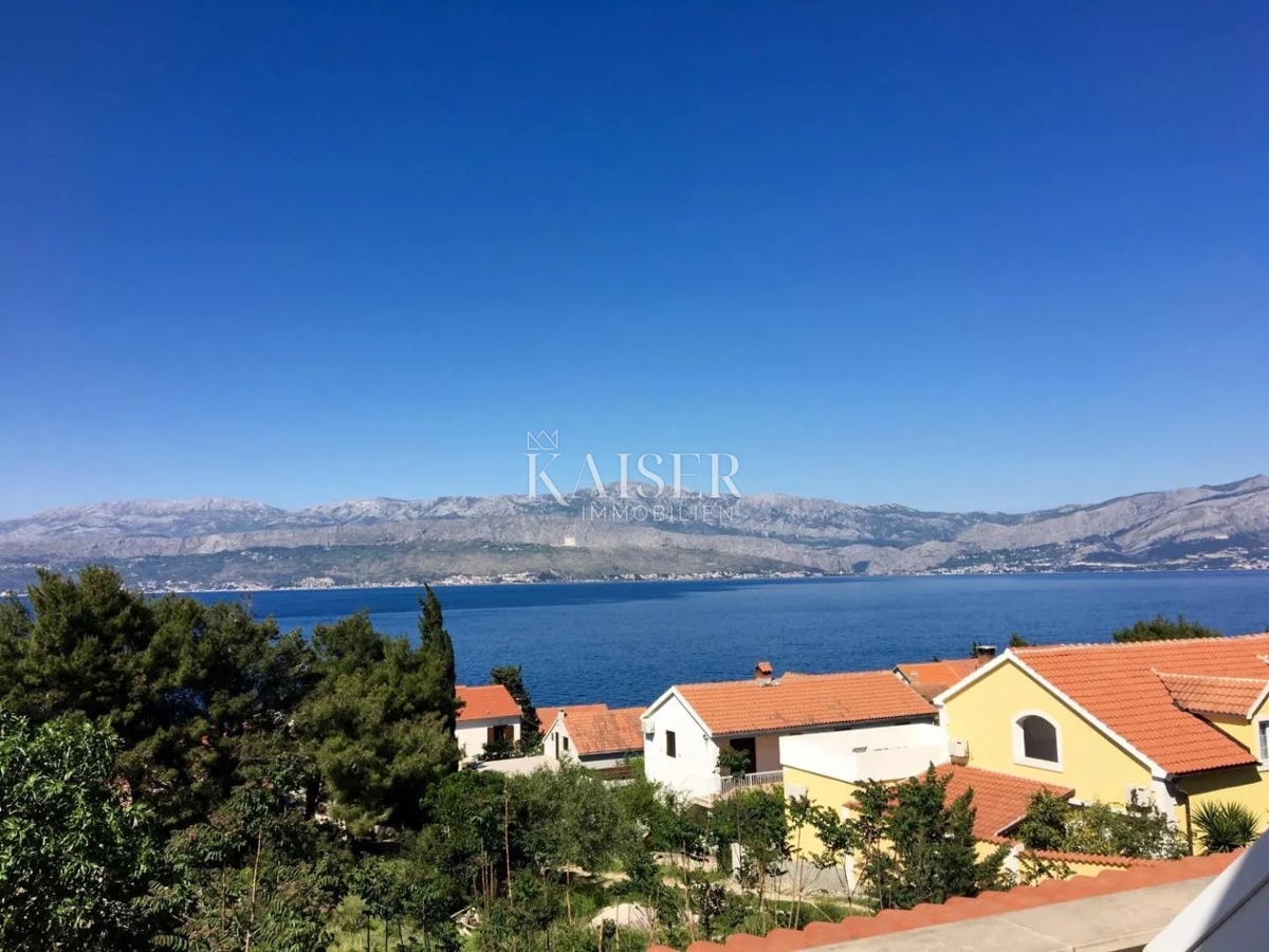 Otok Brač - Čudovita kamnita hiša s petimi apartmaji, oljčnim nasadom in panoramskim pogledom na morje