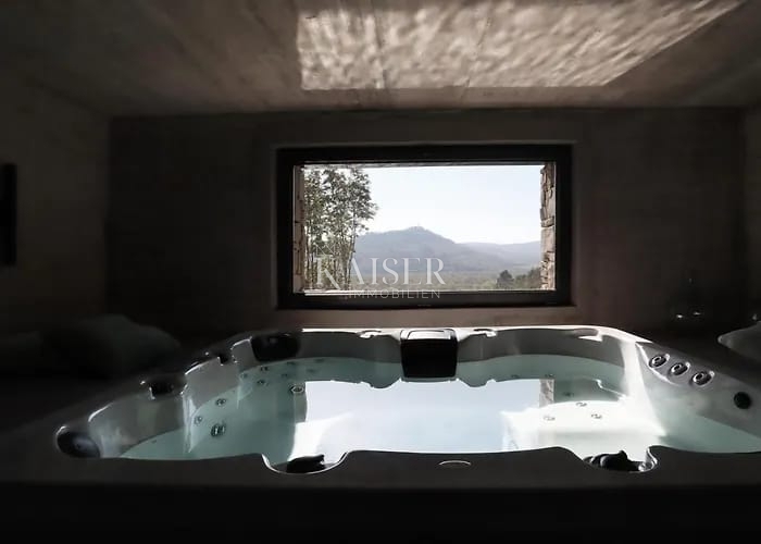 Istra, Motovun - moderna vila s pogledom na Motovun