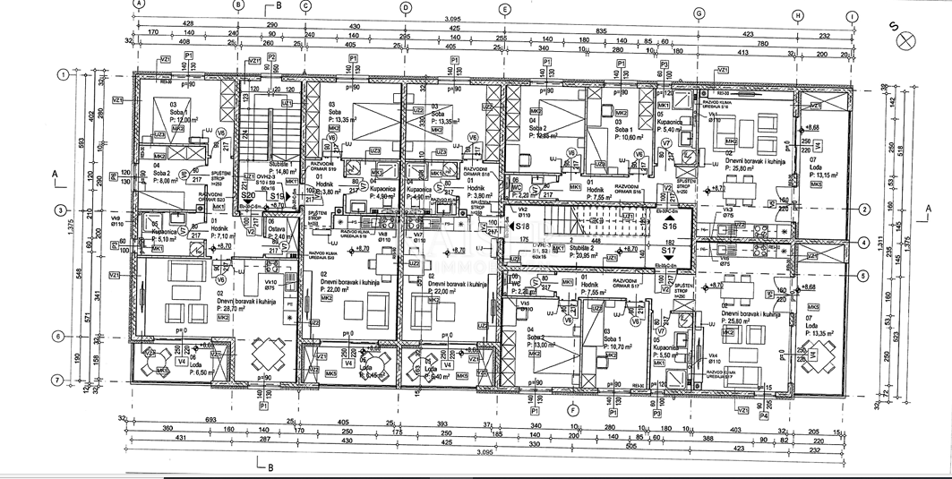 Stanovanje Dražice, Jelenje, 62,70m2