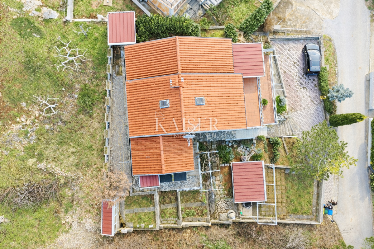 Opatija, Brseč - panoramski pogled na morje, hiša, 243 m2