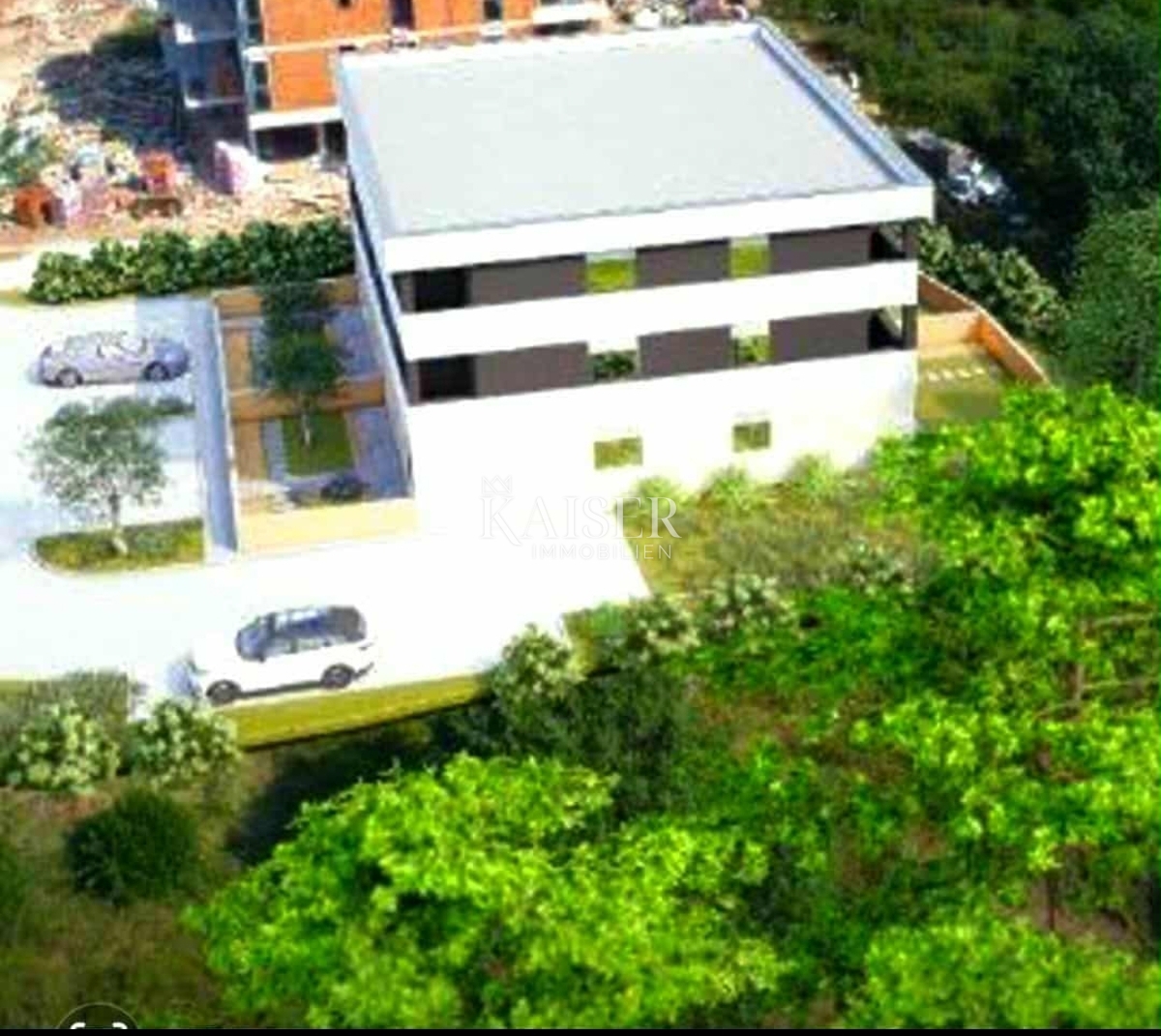 Istra, Medulin - novogradnja, stanovanje s pogledom na morje, 67m2