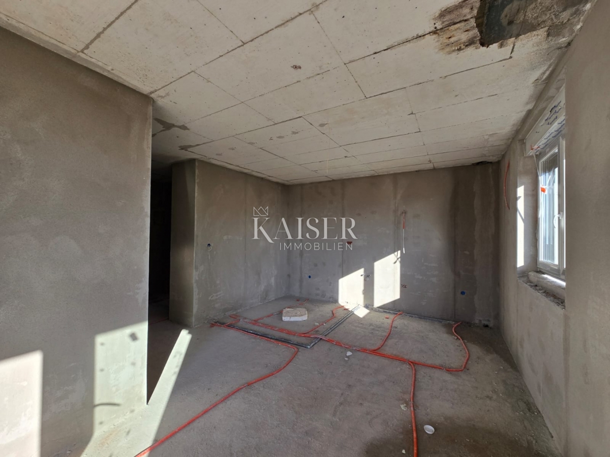 Istra, Medulin - novogradnja, stanovanje s pogledom na morje, 67m2