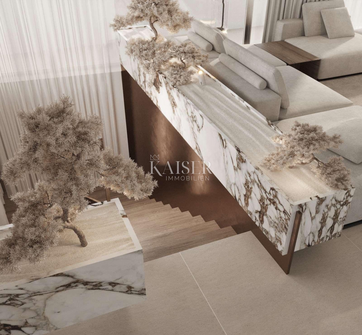 Istra, Plomin - moderna vila s panoramskim razgledom na Kvarnerski zaliv