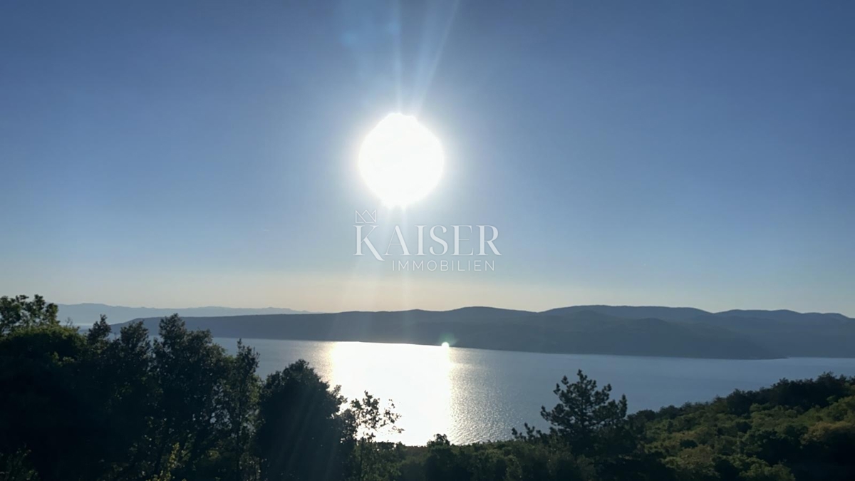 Istra, Plomin - moderna vila s panoramskim razgledom na Kvarnerski zaliv