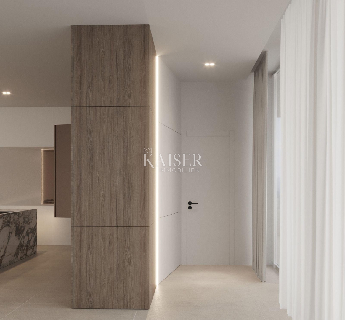 Istra, Plomin - moderna vila s panoramskim razgledom na Kvarnerski zaliv